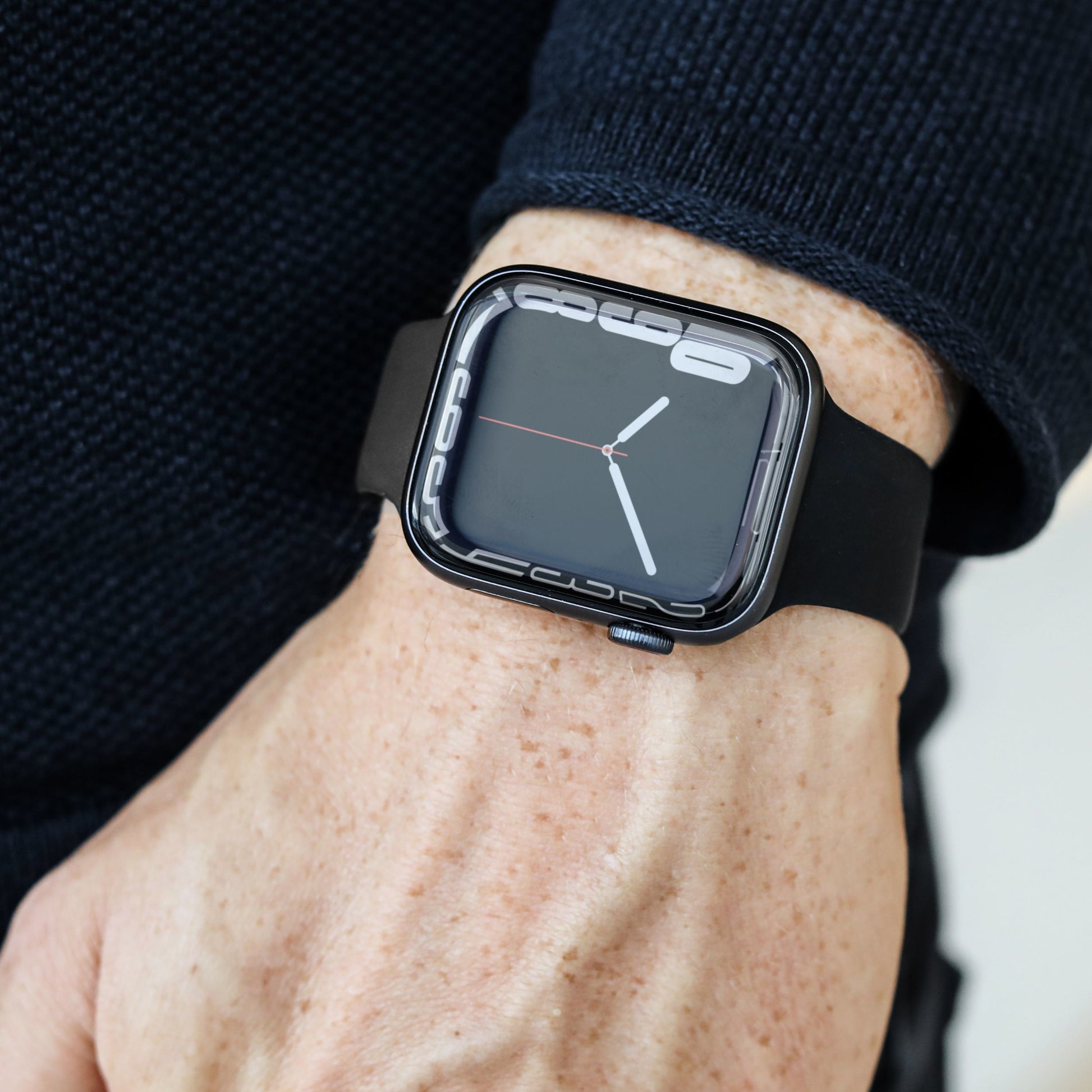 Vonmählen Solo Loop 2 – Armband – für Apple Watch 44–49 mm, Schwarz, Grösse S, Silikon