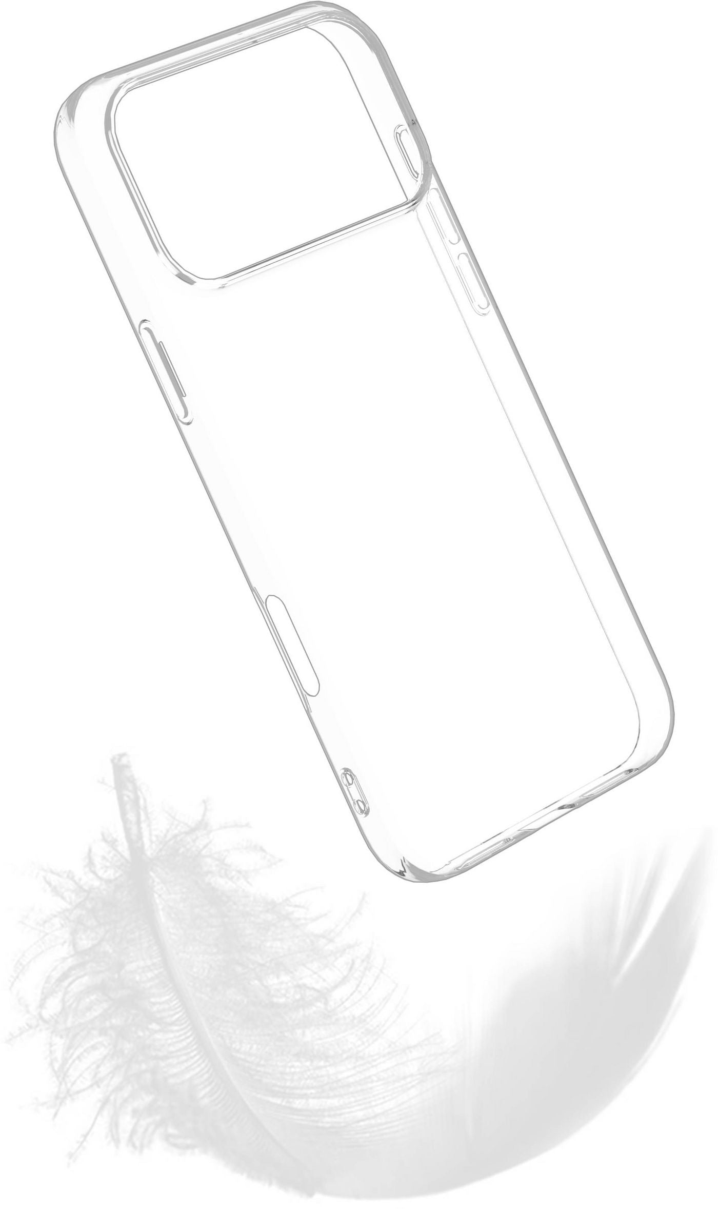 eSTUFF INFINITE (GRS) VIENNA Backcover – für Apple iPhone 17 Pro Max, TPU, Transparent, bis 1,2 m sturzsicher