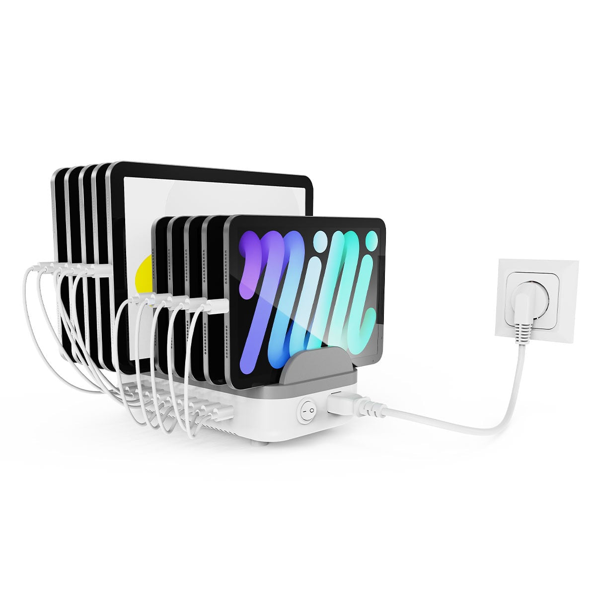 Compulocks 10PUSBCDKS-EU USB Desktop Ladegerät USB-C×10 – für USB-C Geräte