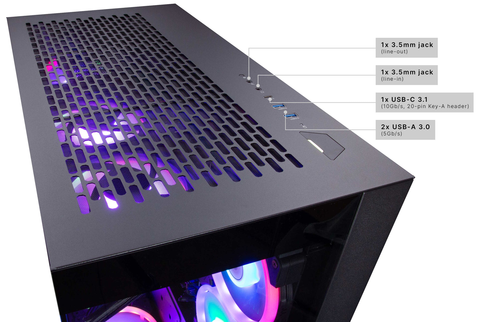 Captiva Ultimate Gaming R89-514 Tower – AMD Ryzen 7 9800X3D, 64 GB RAM, 2 TB SSD, Windows 11 Home