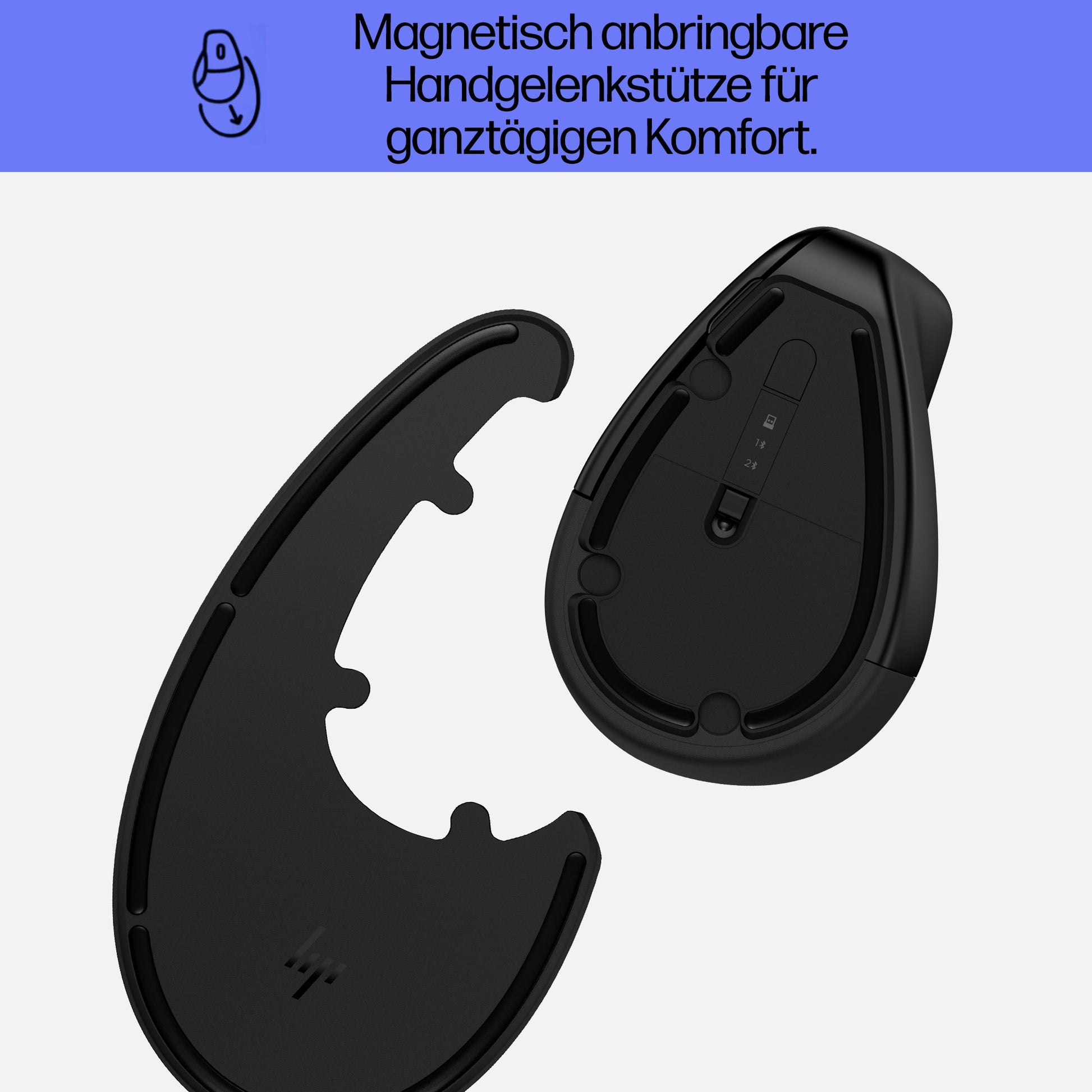 HP 920 Ergo Ergonomische Maus – kabellos, vertikal