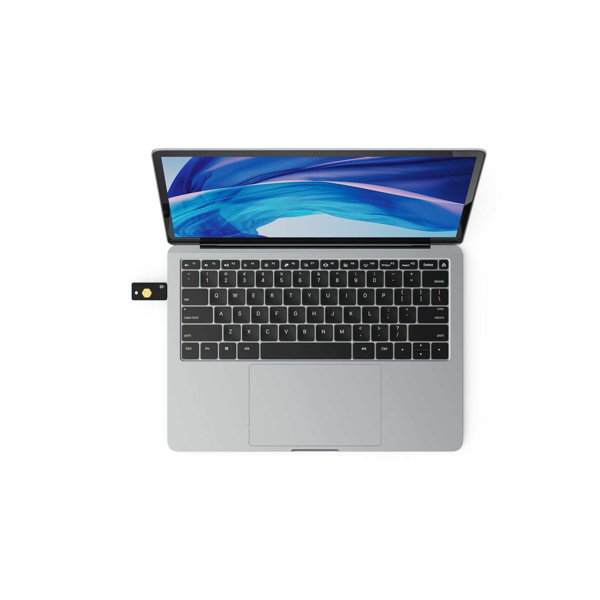Kensington USB-Adapter – USB-A (Stecker) – VeriMark NFC+ – FIDO2 Level 2 – für Windows, Mac