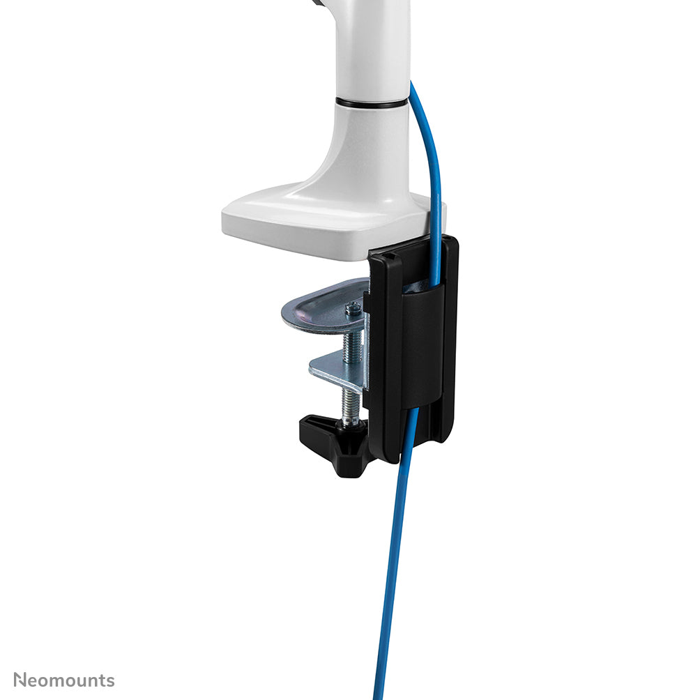 Neomounts Monitorarm, Tischklemme/Tischdurchführung, bis 32", Weiss