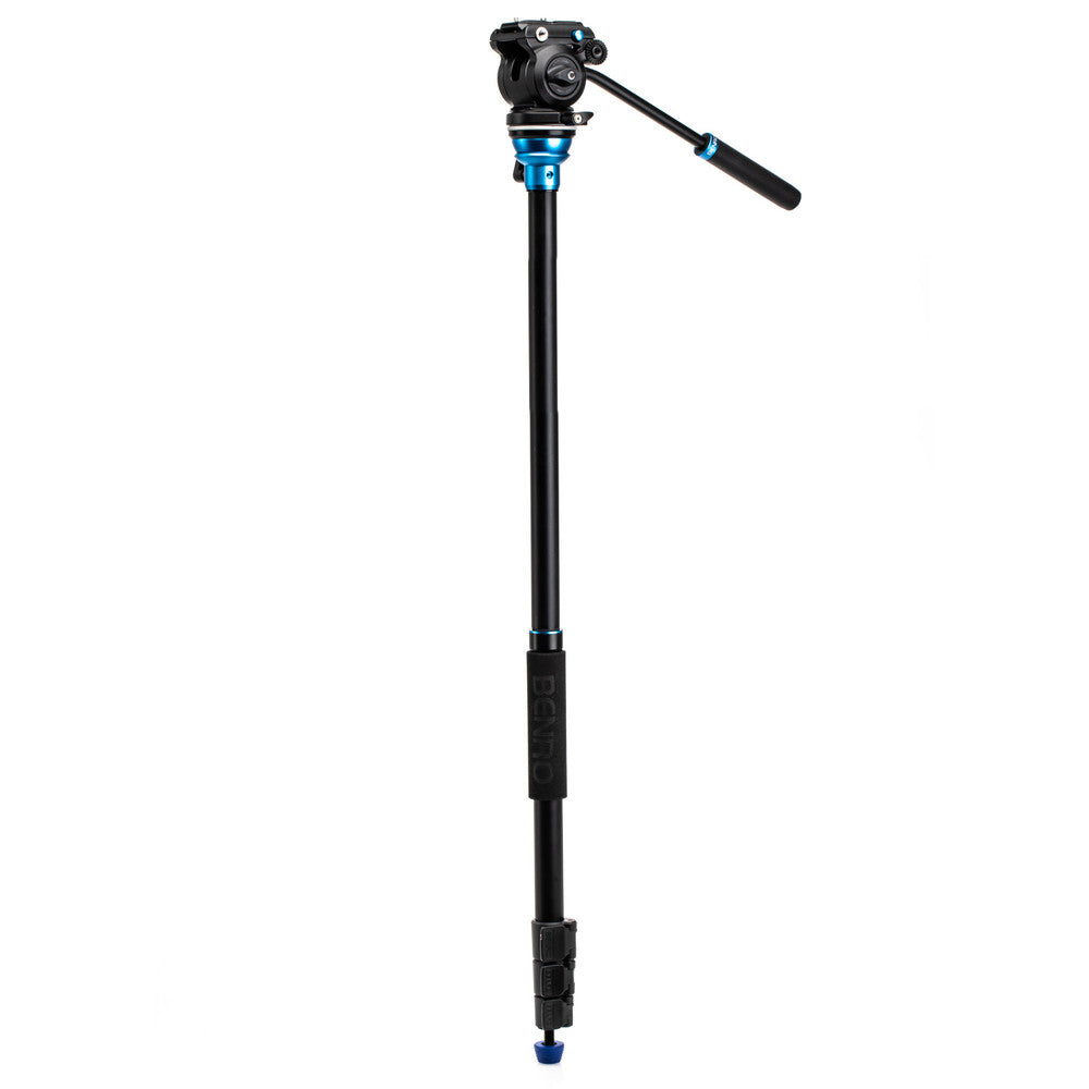 Benro A1883FS2PRO Aero Videostativ – 165 cm max, 2,5 kg Traglast, Aluminium – Schwarz