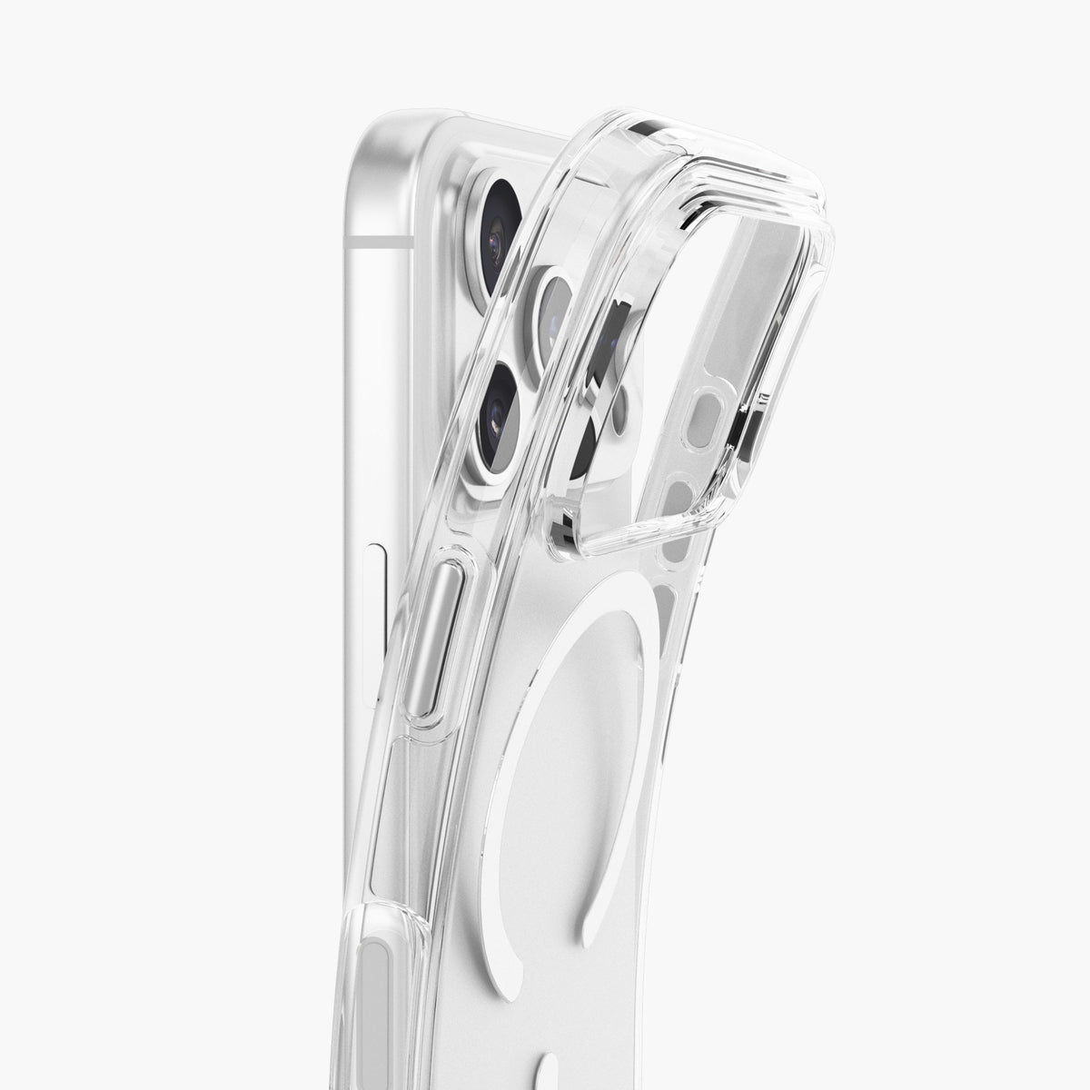Vonmählen Backcover – für Apple iPhone 17 Pro – transparent/weiss – PC – MagSafe-kompatibel