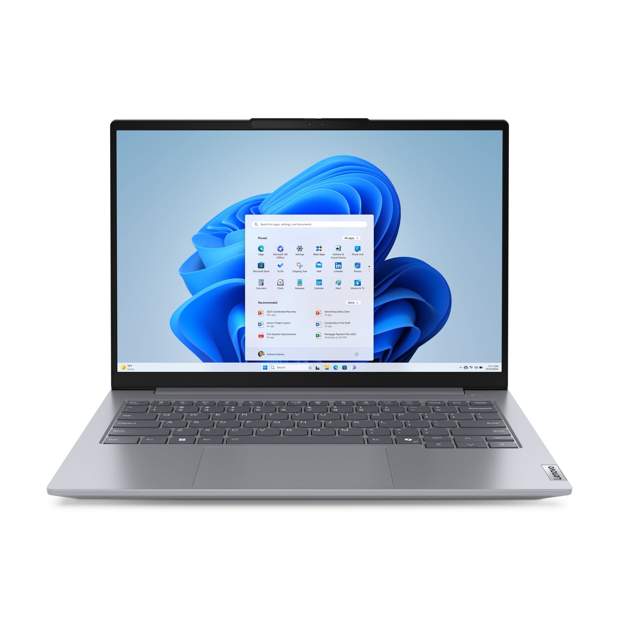 Lenovo ThinkBook 14 G7 – Laptop – AMD Ryzen 7 7735HS, 14" WUXGA, 32 GB, 1 TB SSD, Windows 11 Pro