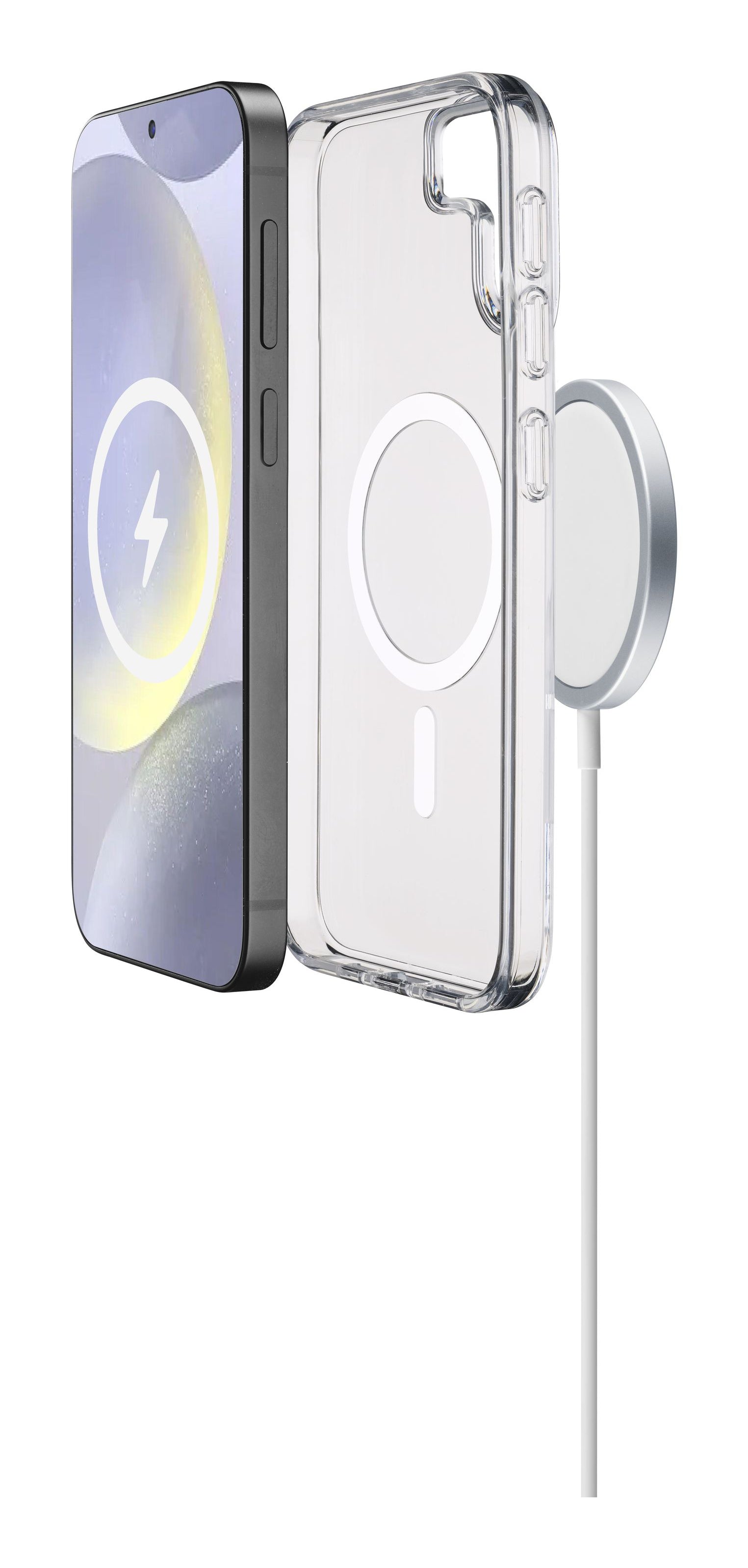Cellularline Backcover – für Samsung Galaxy S25 Ultra – transparent – MagSafe-kompatibel