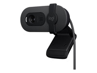 Logitech Brio 100 Webcam – Full HD 1080p, 30 fps, USB, Sichtschutz – Graphit