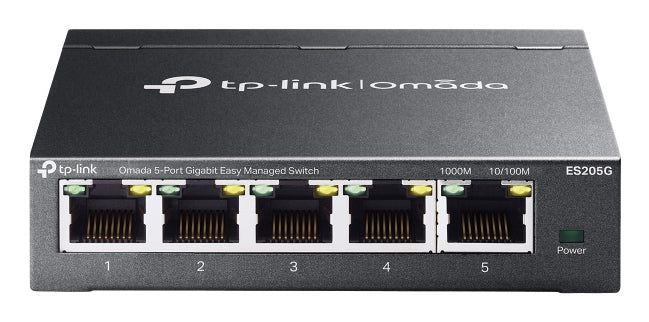 TP-Link Omada ES205G – Managed Switch – 5× 1G, Wandmontage