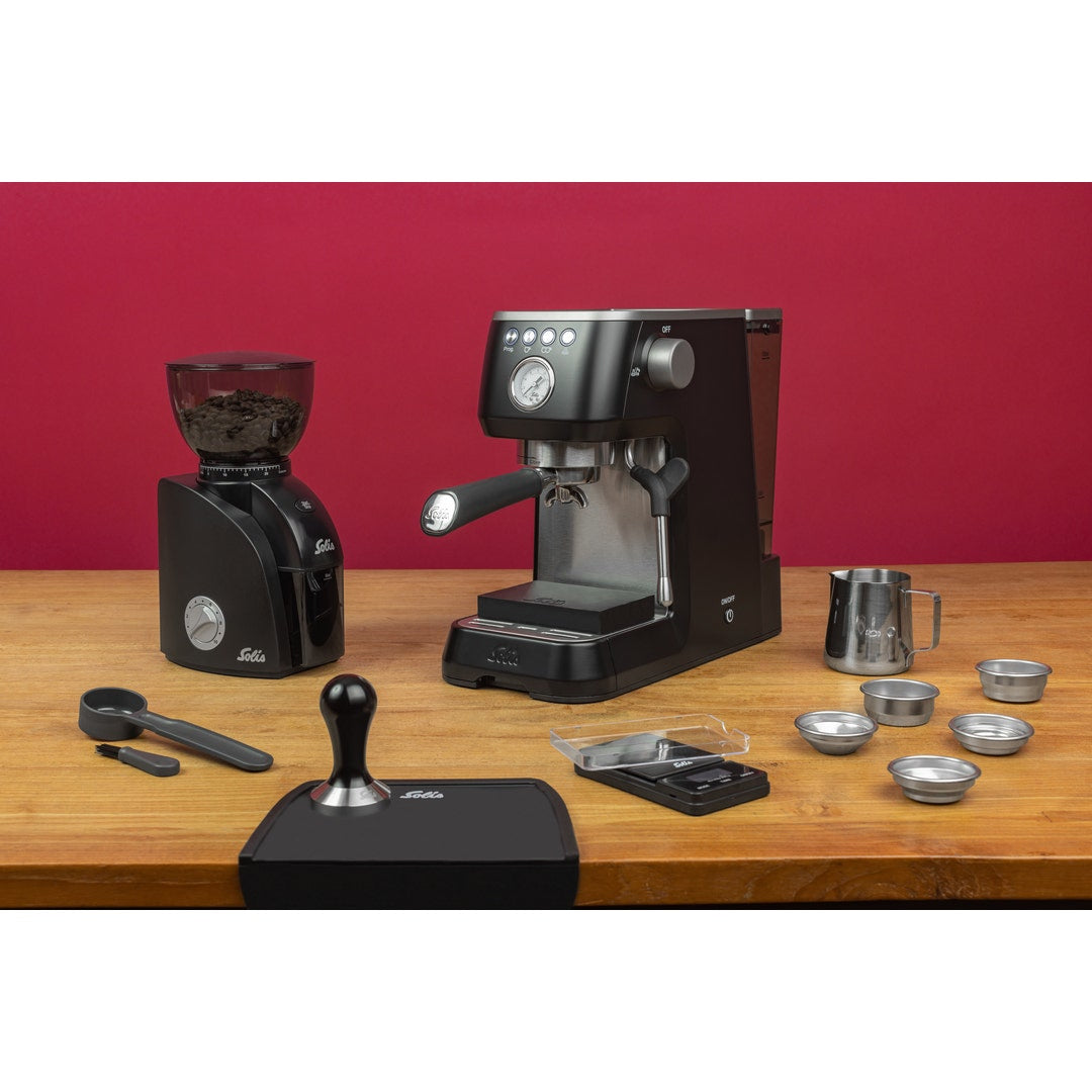 Solis Barista Perfetta+ Typ 1170 Espressomaschine (Siebträger) – 15 bar, 1,7 l, Dampfdüse, 19 × 37 × 32 cm