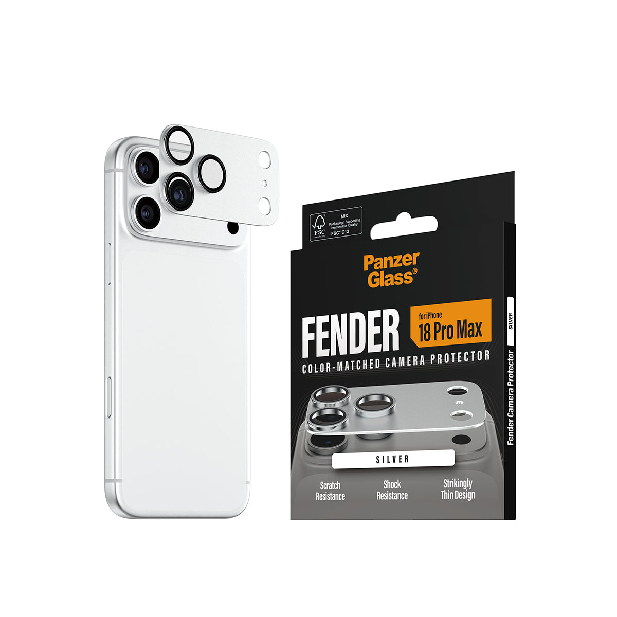 PanzerGlass Displayschutz, Kameraschutz – für iPhone 18 Pro Max