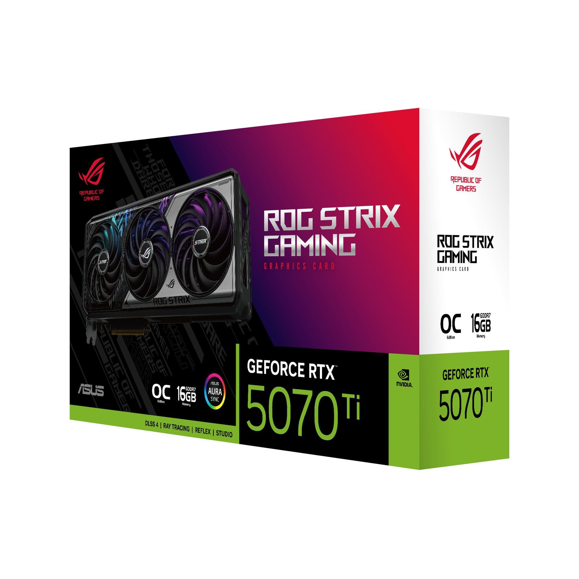 ASUS ROG Strix – NVIDIA GeForce RTX 5070 Ti 16 GB GDDR7