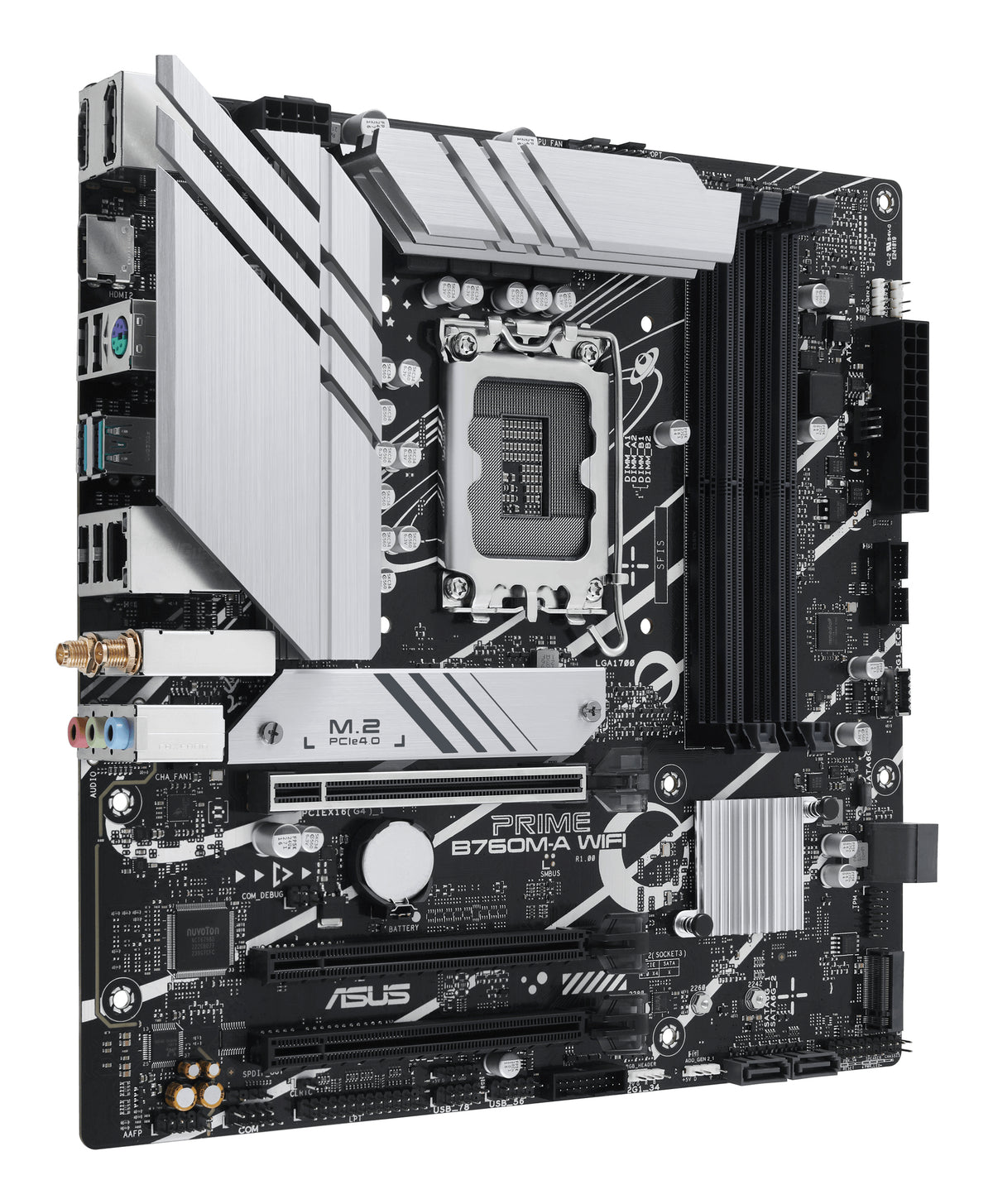 ASUS PRIME B760M-A WIFI – Mainboard – LGA 1700, Intel B760, mATX, DDR5