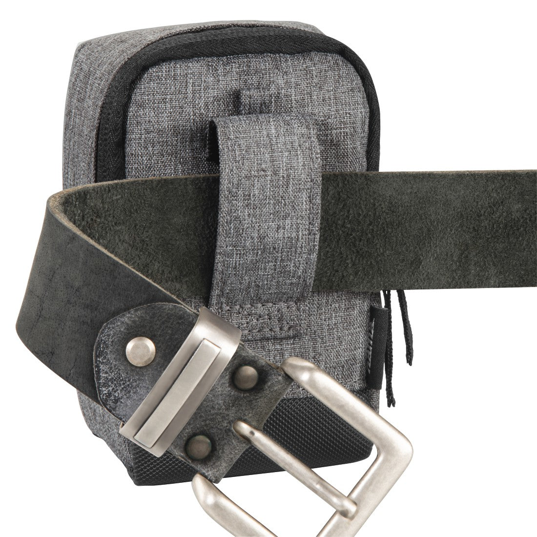 Hama Terra Gürteltasche – Polyester – für Digitalkameras – Grau