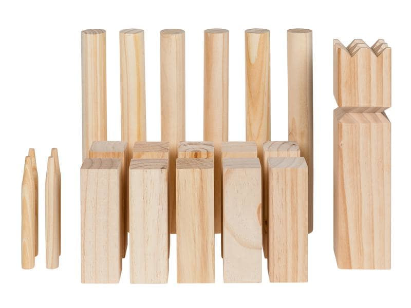 KOOR Kubb – 2–12 Spieler – ab 6 Jahren – Holz, braun – FSC