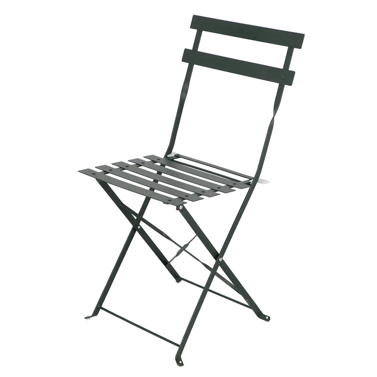 Esschert Design Bistro-Set – Grün – Stahl – klappbar – für draussen