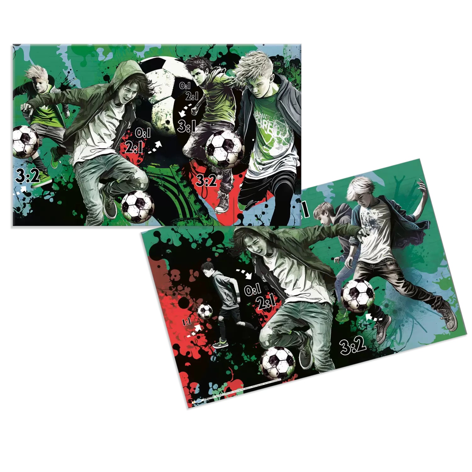 HERMA Schreibunterlage – Street Soccer – 550 × 350 mm – Kunststoff, rutschfest