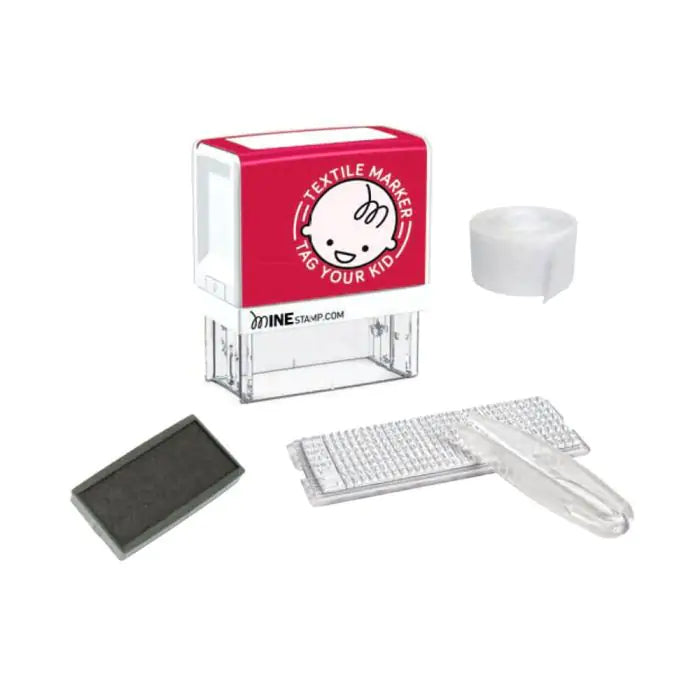 Colop MINE – Traditioneller Textstempel zum Selbersetzen – Abdruck 38 × 14 mm – Schwarz
