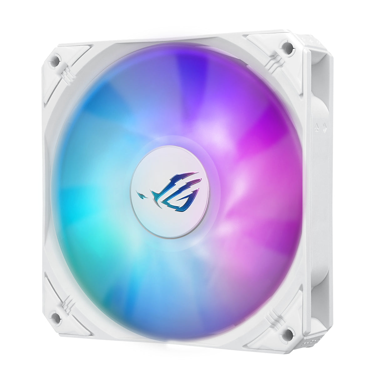 ASUS ROG STRIX LC III 360 ARGB WH – Flüssigkeitskühler – 360 mm Radiator, 3×120 mm Lüfter, LCD, Weiss