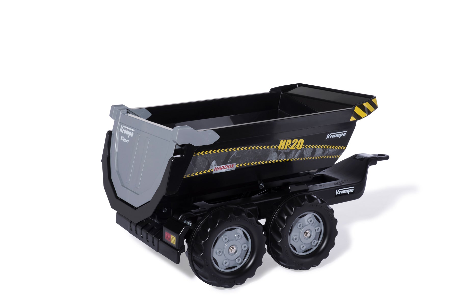 rolly toys Anhänger – 43 × 45 × 89 cm – Kunststoff, schwarz – ab 3 Jahren