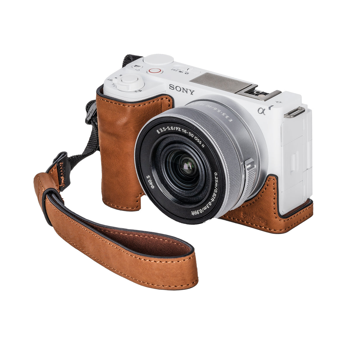 SmallRig 4889 Leder-Gehäuse – für Sony ZV-E10 II – Braun