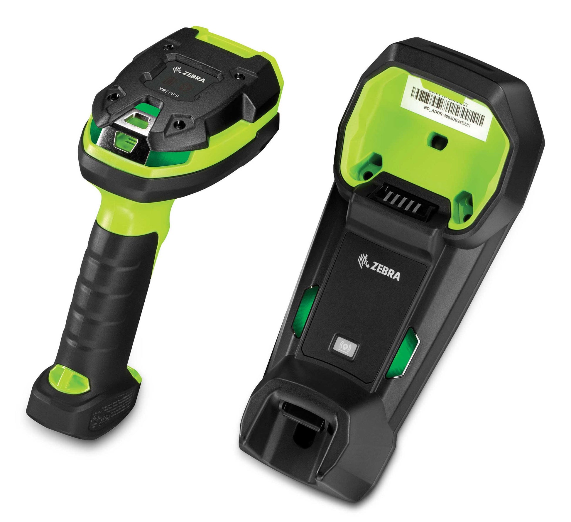 Zebra DS3678-XR – 1D/2D, Bluetooth, kabellos, USB/RS-232/RJ-45/Tastaturkeil, IP67, mit Ladestation