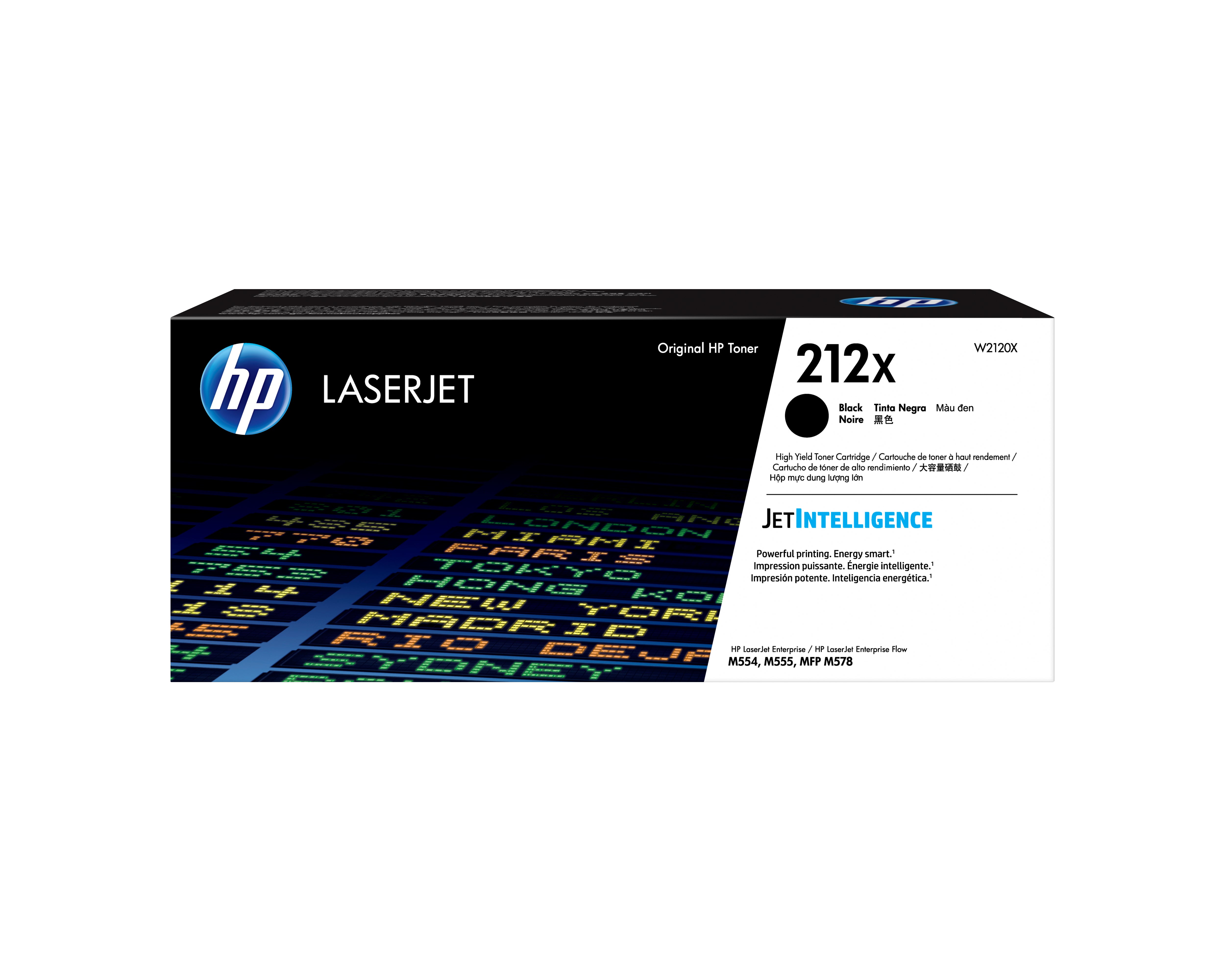 HP 212X (W2120XC) Schwarz Toner – Original XL – 13'000 Seiten – für HP LaserJet Enterprise M554/M555/M578