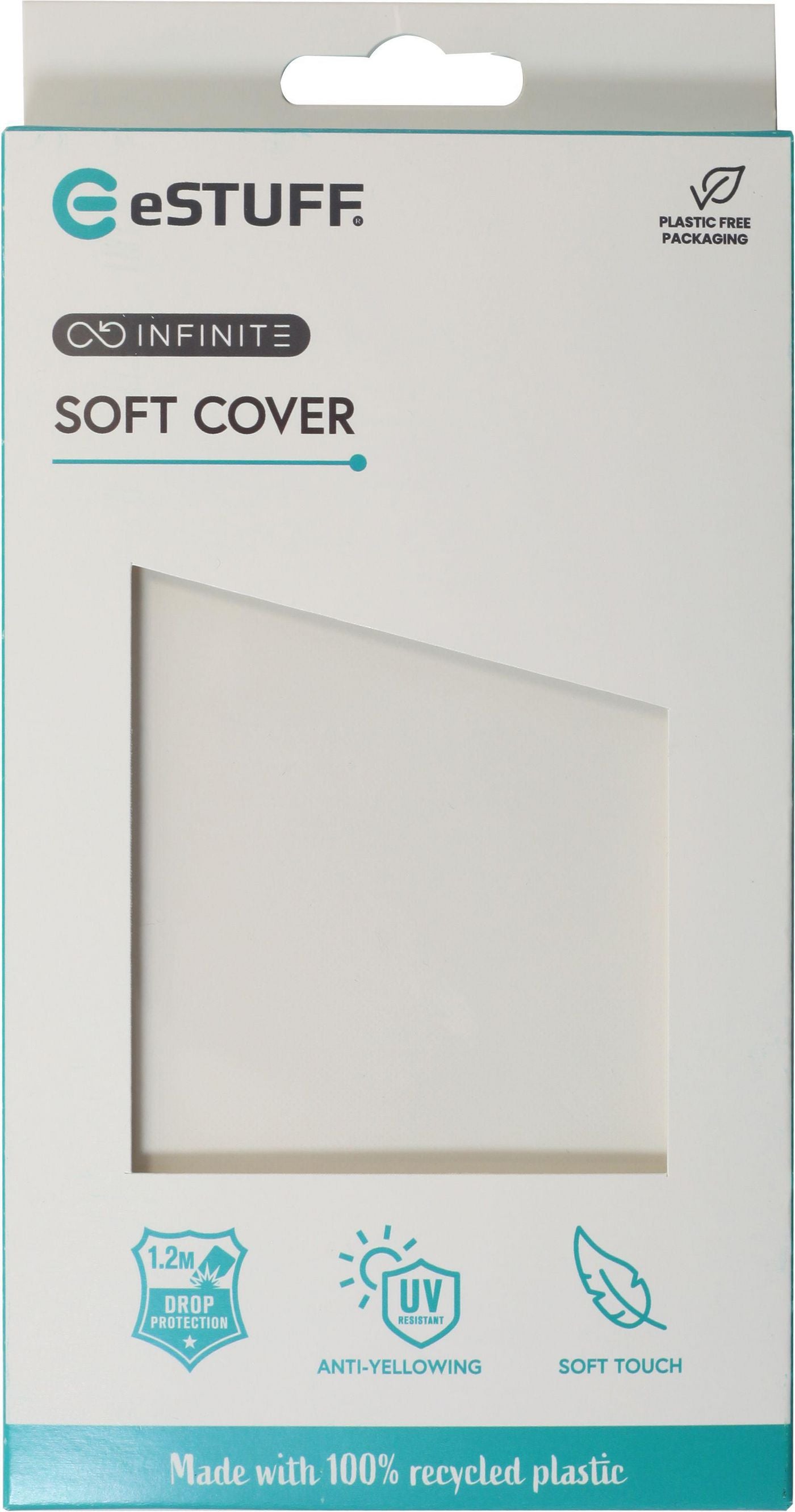 eSTUFF INFINITE (GRS) VIENNA Backcover – für Apple iPhone 14, TPU, Transparent