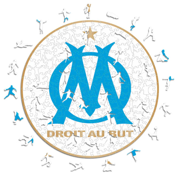 Iconic Puzzles Olympique Marseille Logo – Logikspiel, 1 Spieler, ab 10 Jahren
