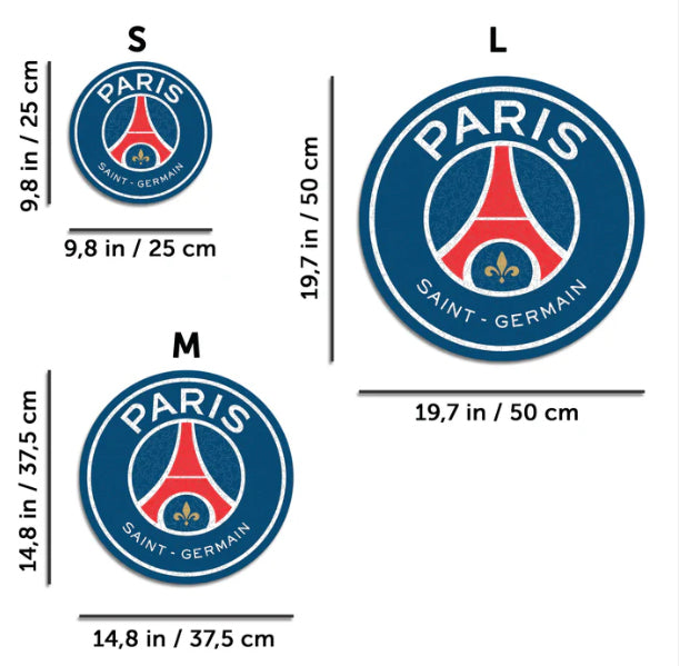 Iconic Puzzles PSG FC Logo – Logikspiel, 1 Spieler, ab 14 Jahren, mehrsprachig