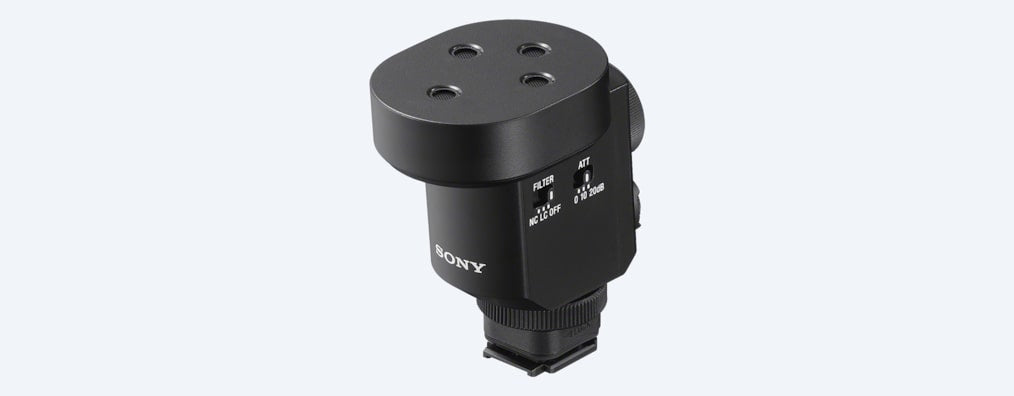 Sony ECM-M1 – Richtrohrmikrofon, umschaltbare Richtcharakteristik, Video, Schwarz