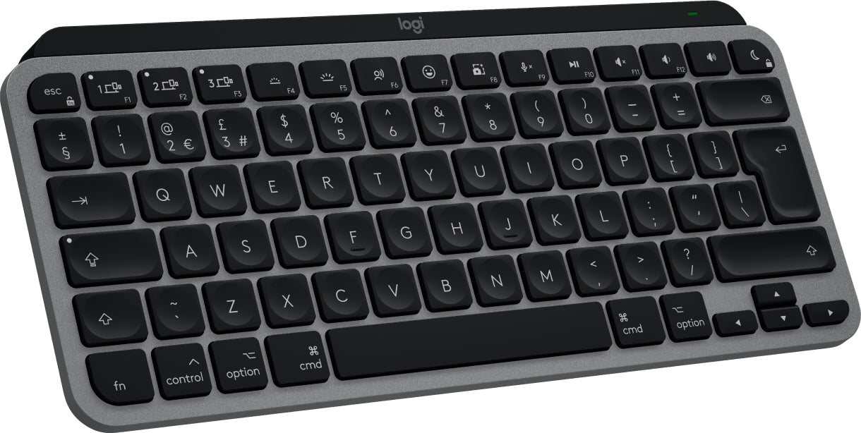 Logitech MX Keys Mini für Mac – Tastatur, kabellos (Bluetooth), UK-Layout (EN) – für macOS