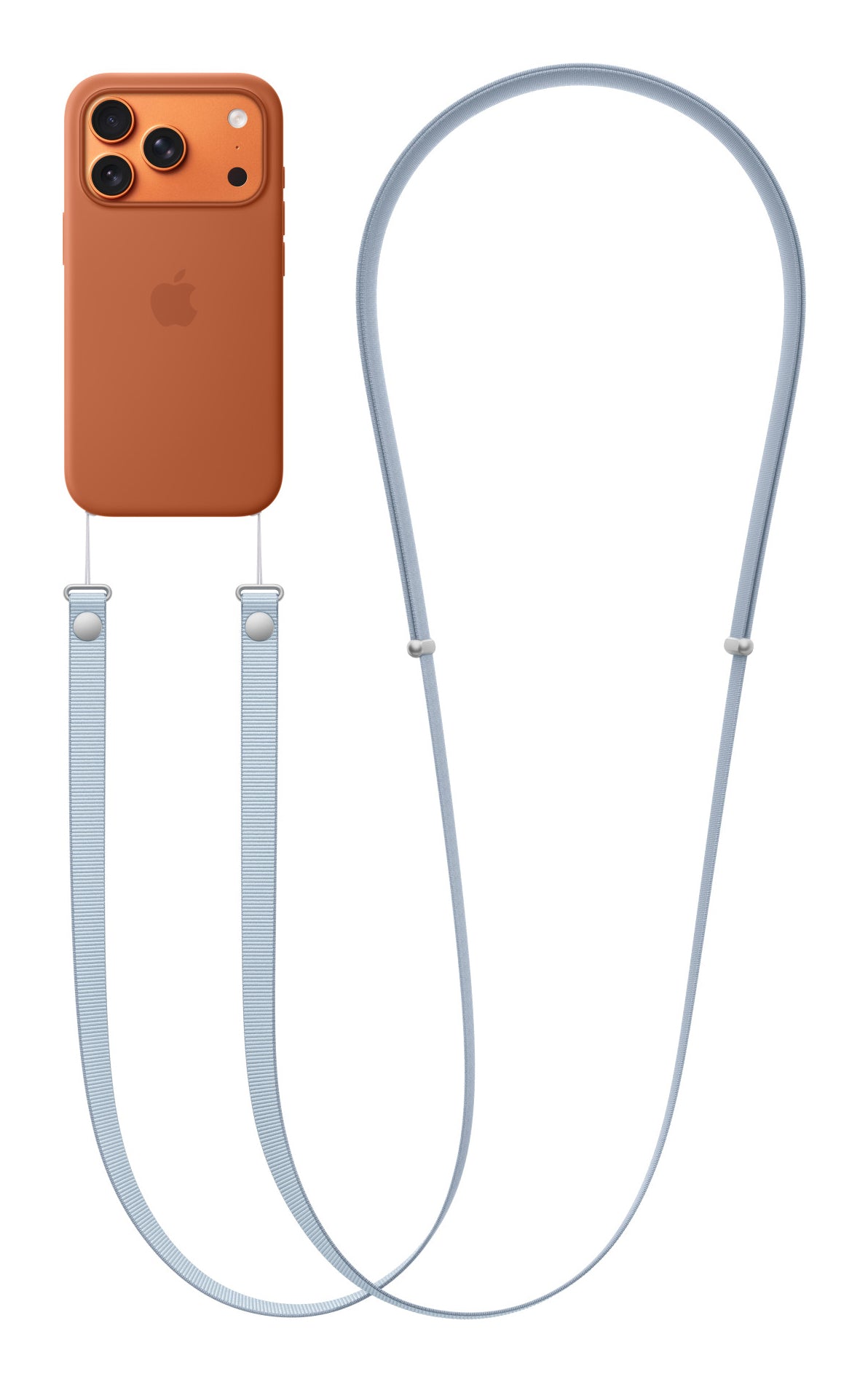 Apple Crossbody Strap MGGH4ZM/A – Smartphone-Trageband – 2,08 m – Hellblau