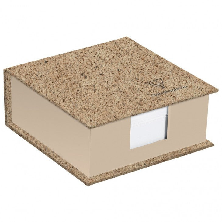 Clairefontaine Zettelbox – Papier, cacao, 110 × 50 mm