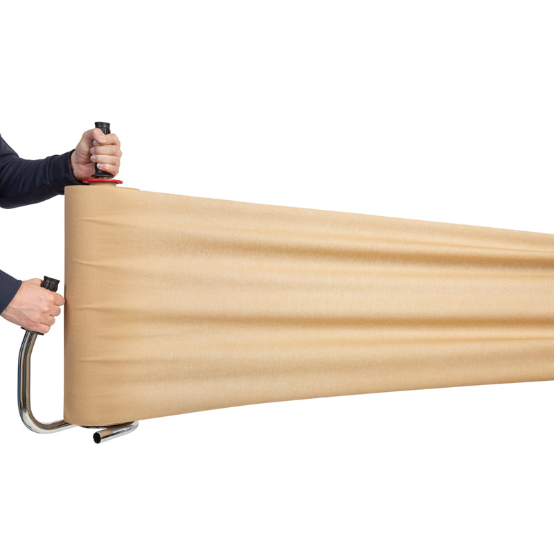 Stretchfolie (Hand) – 50 cm × 120 m – Polyethylen (PE) – Braun – 3 Stk – für Kerndurchmesser 50 mm