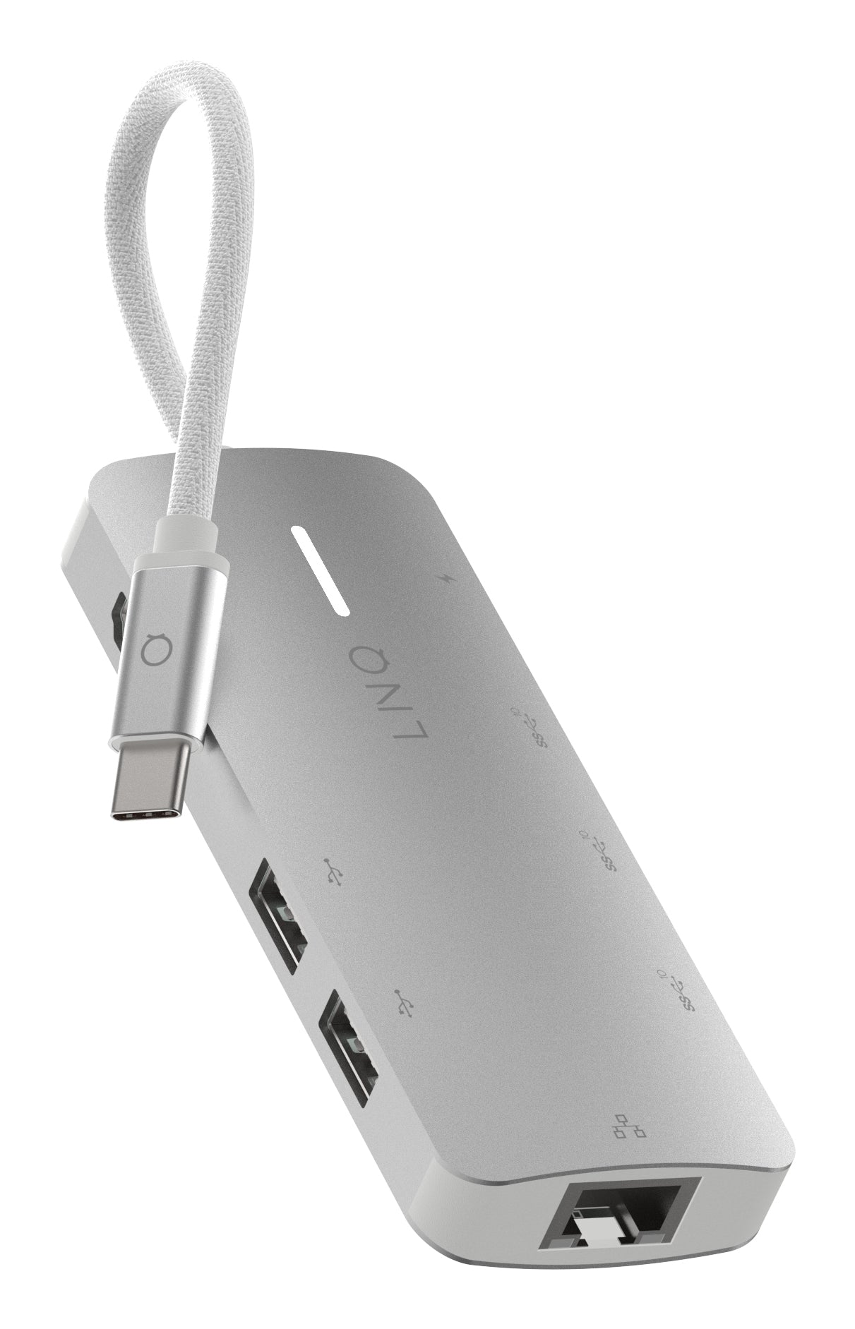 LINQ ProConnect 8in1 Dockingstation – USB-C, 1× HDMI, 3× USB-A, 3× USB-C, 140 W PD, 2,5GbE, für Windows/Mac