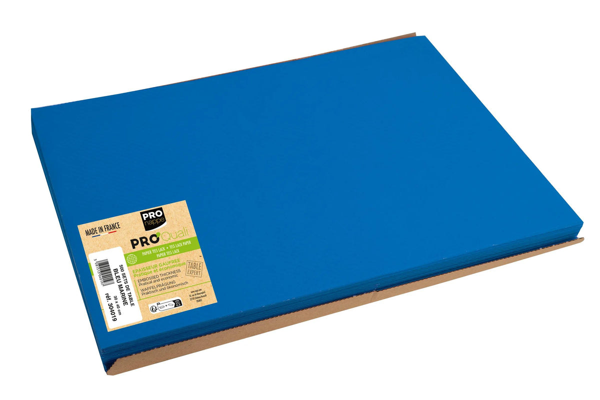 PRONAPPE Tischset – 30×40 cm, 500er-Pack, Papier, Blau
