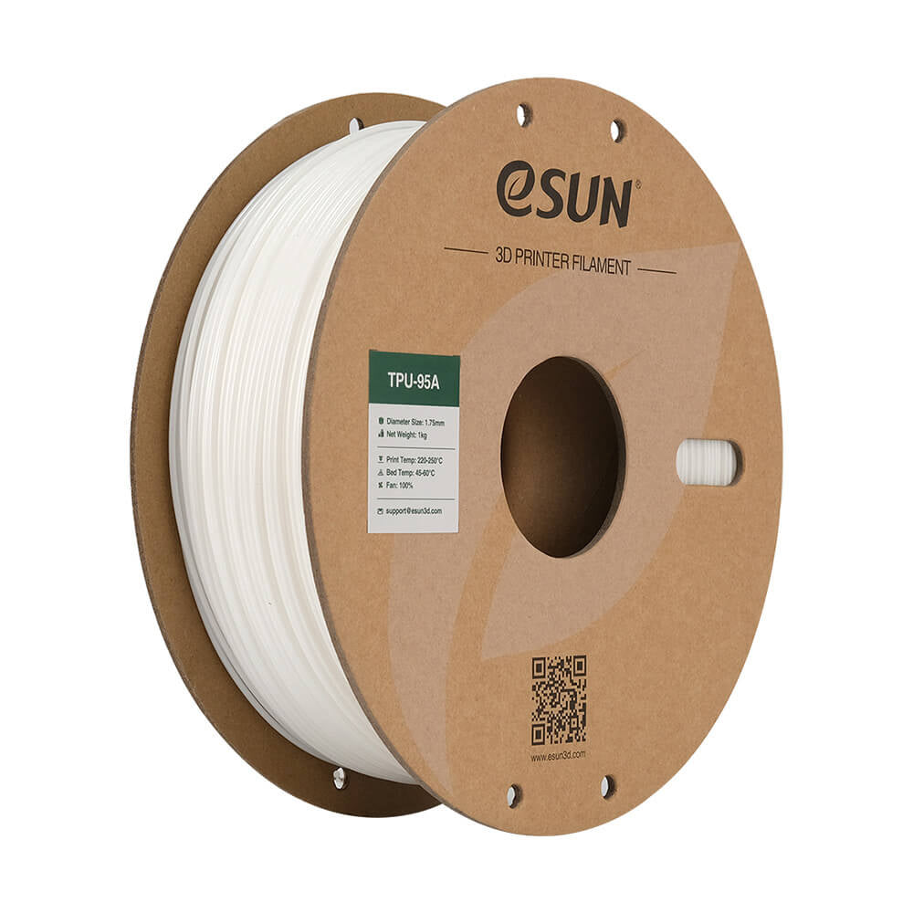 eSUN Filament TPU-95A – 1,75 mm, 1 kg – Weiss