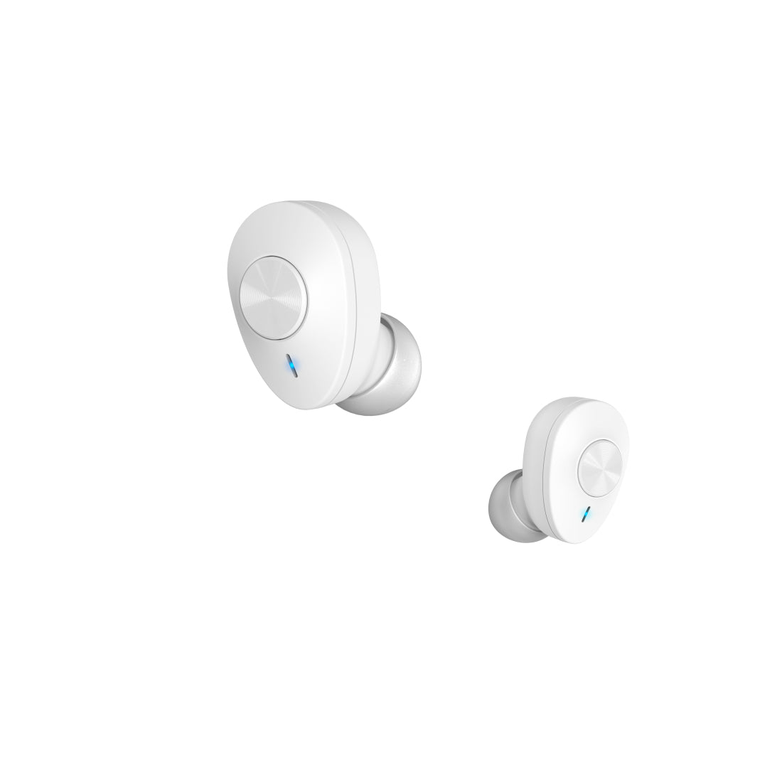 Hama Freedom Buddy TWS In-Ear – mit Ladecase, Hellgrau/Weiss, BT 5.3