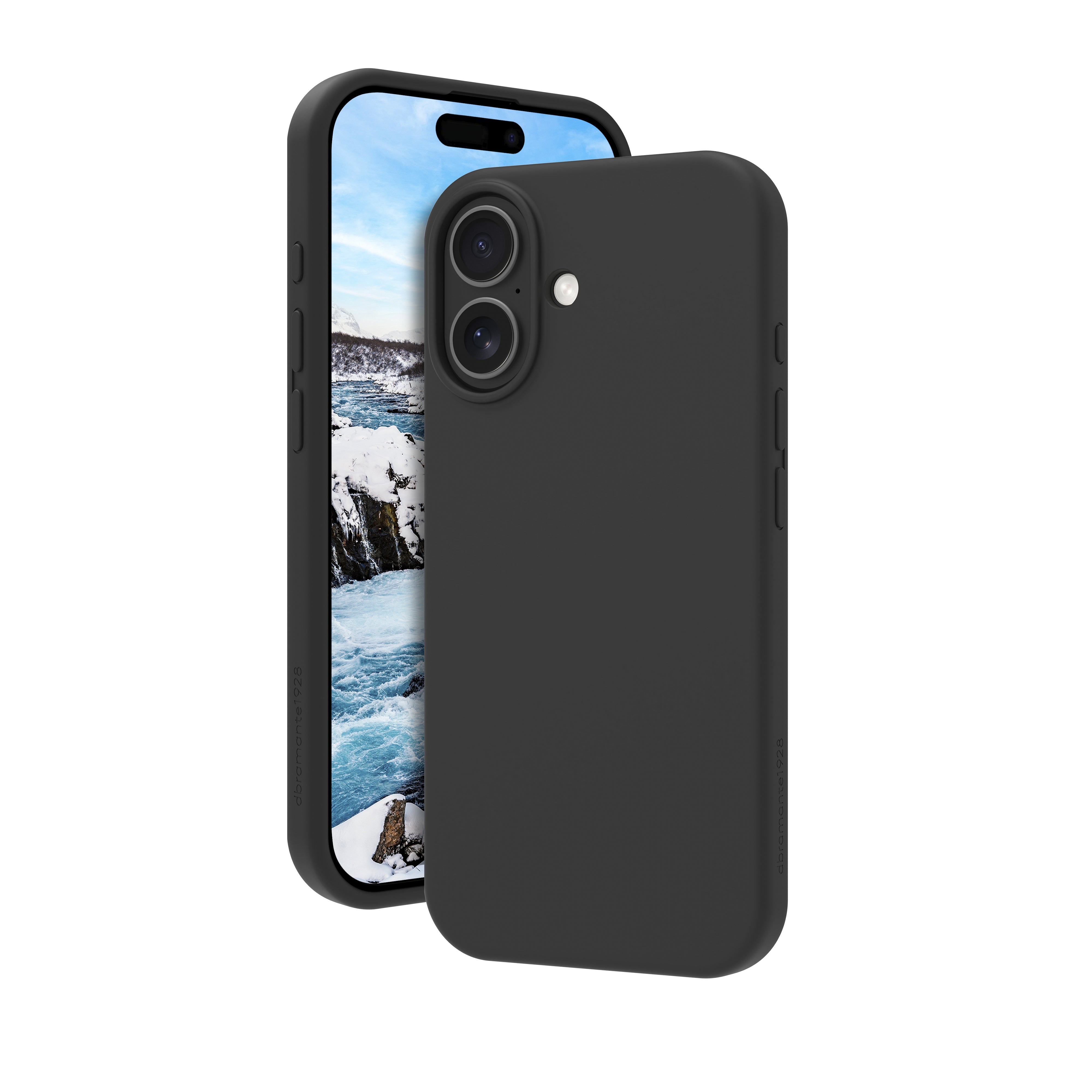 dbramante1928 Monaco MS – Backcover – für Apple iPhone 17, Schwarz