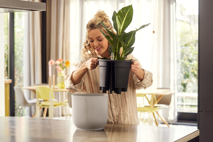 elho Pflanzgefäss – Ø 25 cm, 9200 ml – Kunststoff, Schwarz