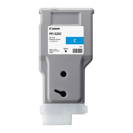 Canon Tintenpatrone PFI-320 C (2891C001), cyan, 300 ml, original – für TM-200, TM-200 MFP L24ei, TM-205 und andere