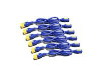 APC Netzkabel, IEC C13 auf IEC C14, verriegelbar, 1,2 m, Blau, 6 Stück