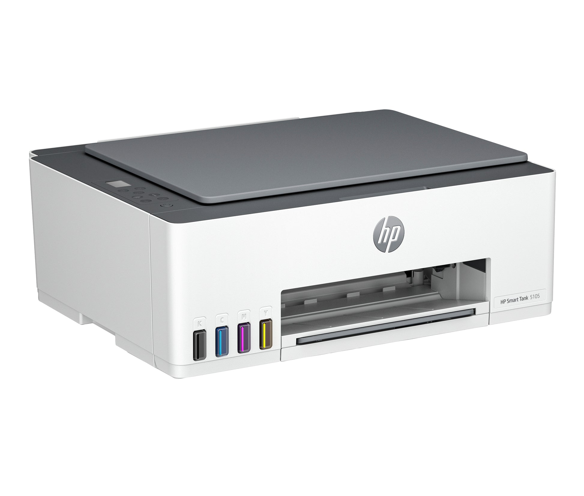 HP Smart Tank 5105 – Farbtintenstrahl-Multifunktionsdrucker, A4, 3-in-1, Duplex, WLAN, AirPrint, Mopria