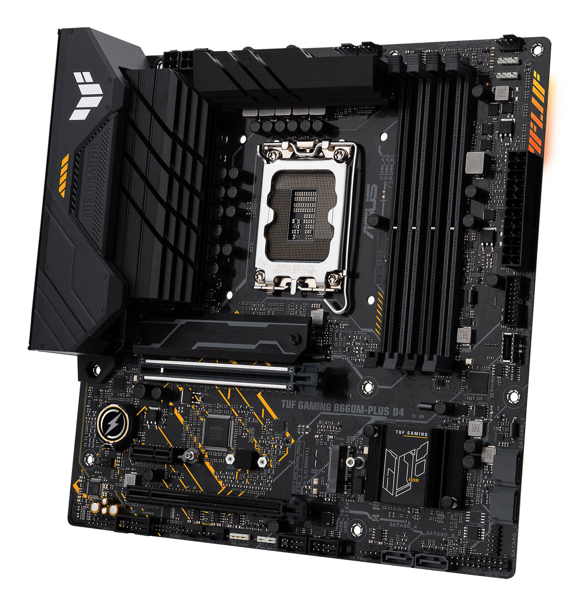 ASUS TUF GAMING B660M-PLUS D4 – Mainboard – LGA 1700, Intel B660, mATX, DDR4