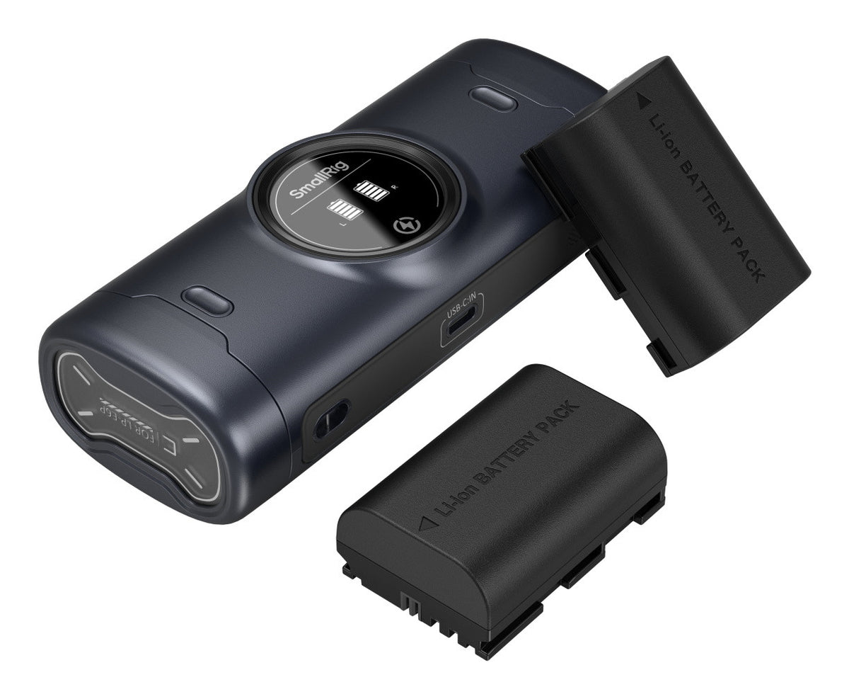 SmallRig 5695 Ladecase – für Canon EOS 5D Mark II, 5D Mark III, 5D Mark IV und andere – 2-fach, USB