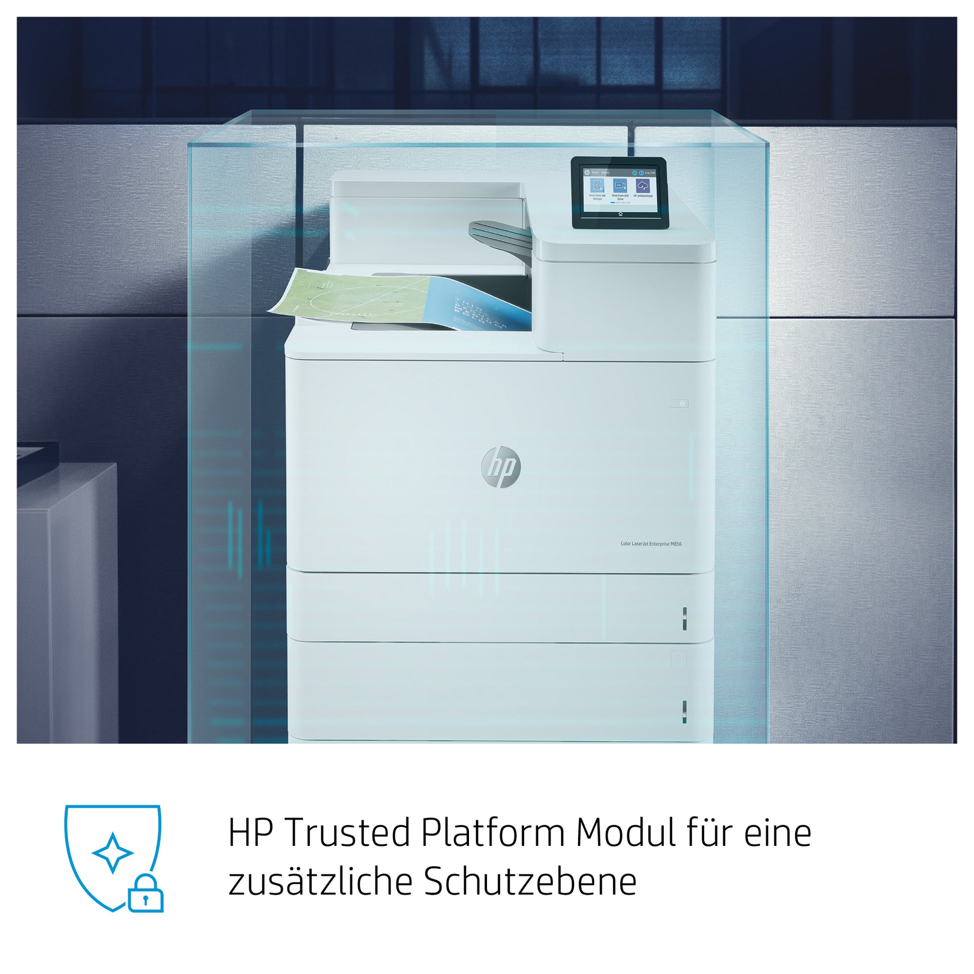 HP LaserJet Enterprise M856dn – Farbe
