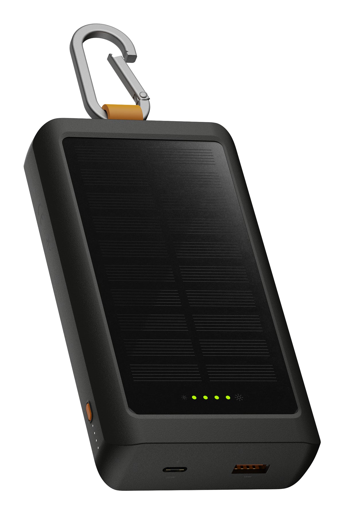 Xtorm Go2 Powerbank 10'000 mAh – 20 W PD, 1× USB-C, 1× USB-A, schwarz, für Samsung, iPhone