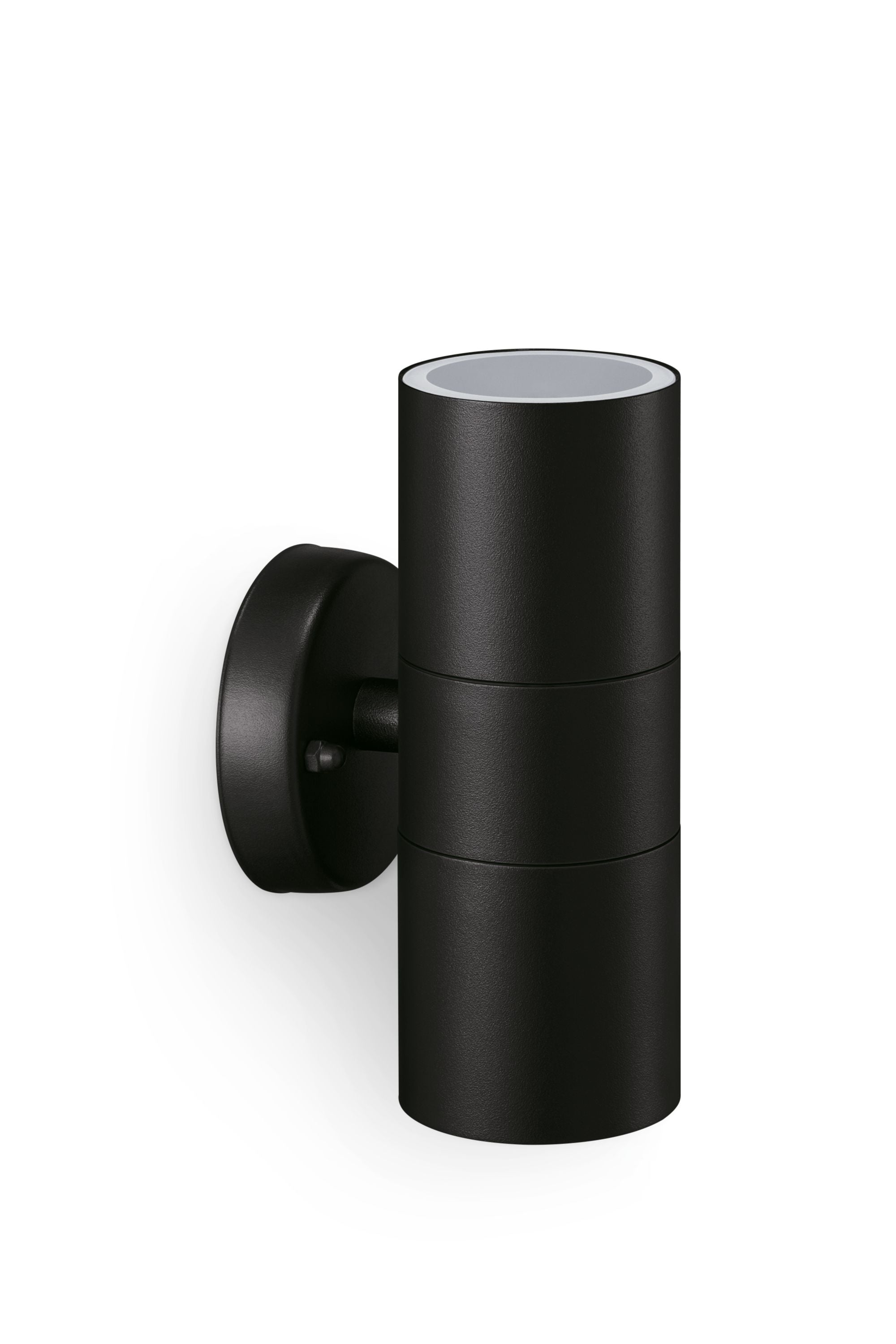 Philips by Signify Philips Aussenwandleuchte Kylis 1er-Set – 7,8×16 cm, 25 W, IP44, Netzbetrieb, Schwarz, Edelstahl