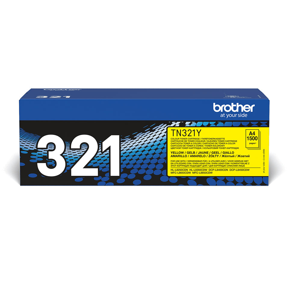 Brother Toner – gelb, 1500 Seiten